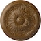Ekena Millwork Vienna Ceiling Medallion (Fits Canopies up to 3 1/4"), 16 7/8"OD x 5/8"P, Smokey Topaz Crackle CM17VISTC - alternate 1